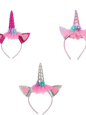 Unicorn Headbands Pink