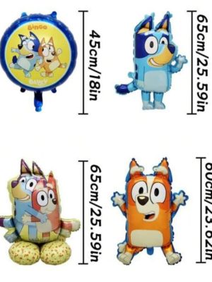 Bluey And Bingo Decorations Balloons 5 Piece (2)