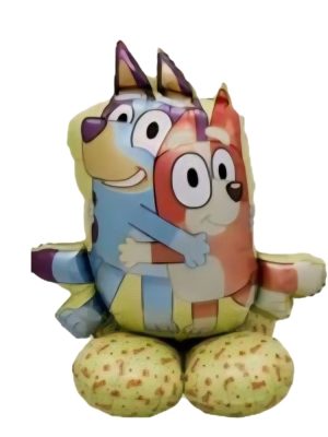 Bluey and Bingo Standing Foil Balloon