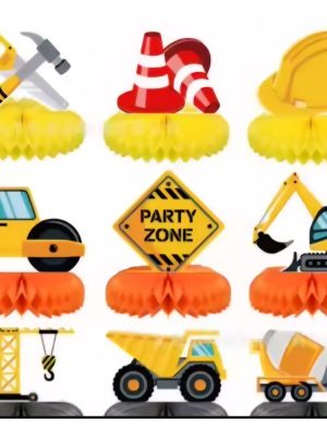 Construcion Tableware Decorations