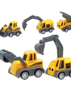 Construction Party Favors Pull Back Toys