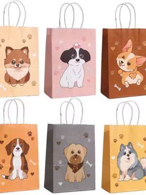 Cute Dog Assorted Favor Bags
