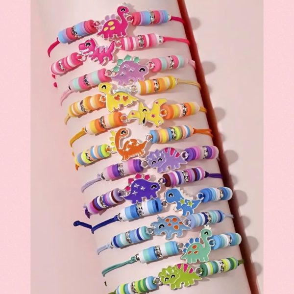 Dinosaur Girl Party Favors Bracelets Assorted Designs