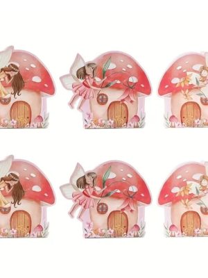 Fairy Favor Boxes Mushroom Design