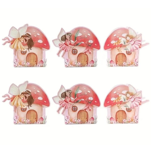 Fairy Favor Boxes Mushroom Design