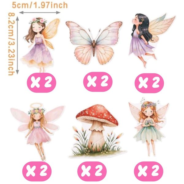 Fairy Lollipop Card Holders Party Favors