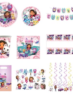 Gabby Dollhouse Themed Tableware