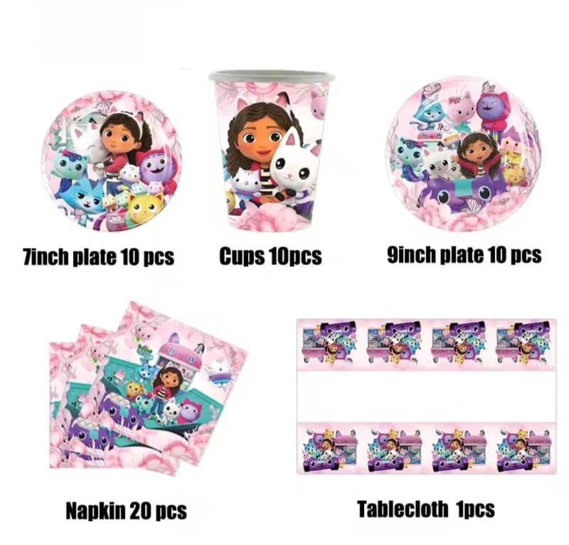 Gabby's Themed Tableware Set Design Two-Party Guests 10 3 Gabby Tableware Set