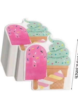 Ice Cream Shaped Paper Napkins Party Tableware Ice Cream Party