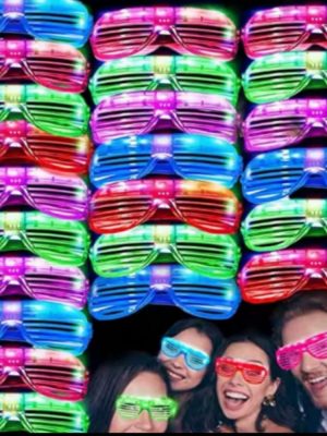Led Shutter Party Favor Glasses Glow in The Dark Party Supplies