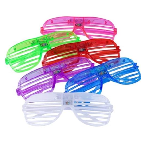 Led Shutter Party Favor Glasses Six Piece