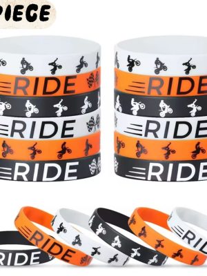 Motocross Party Favors Silicone Wristbands