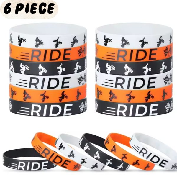 Motocross Party Favors Silicone Wristbands
