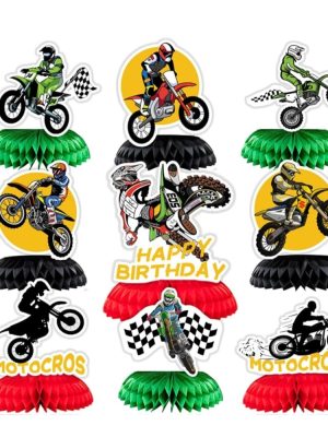 Motorcross Table Decorations Dirtbike Party Supplies