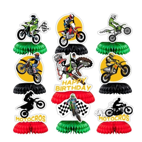 Motorcross Table Decorations Dirtbike Party Supplies