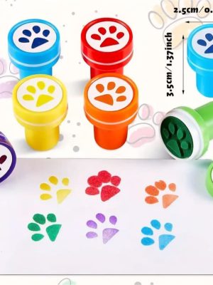 Paw Party Favors Ink Stamp Pads Dog Party Favors Cat Party Favors