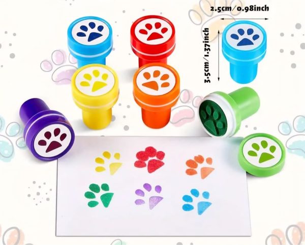 Paw Party Favors Ink Stamp Pads Dog Party Favors Cat Party Favors