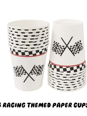 Race Car Themed Paper Cups Race Car Tableware