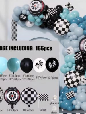 Racing Themed Balloon Arch Kit Racing Themed Party Supplies Racing Themed Party Decor