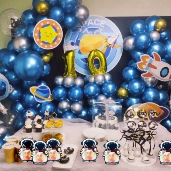 Space Astronaut Favor Bags Display