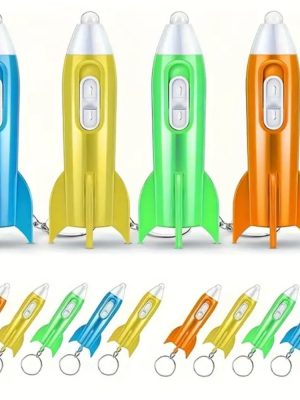 Space Mini Rocket Flash Lights Space Party Favors