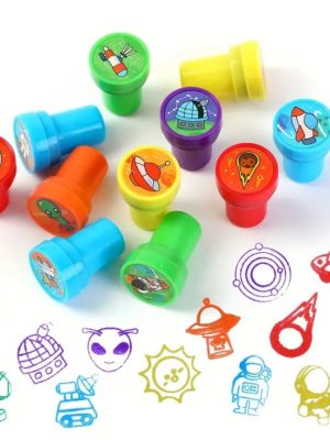 Space Party Favors Ink Stamps