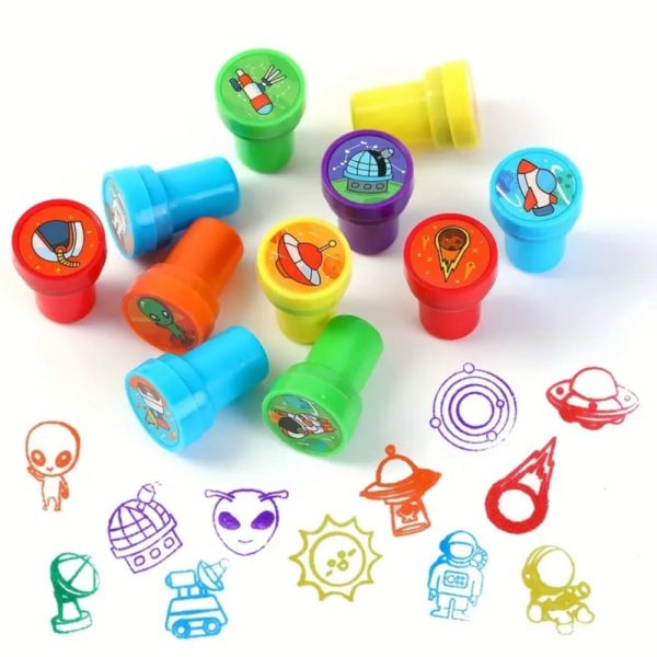 Space Party Favors Ink Stamps