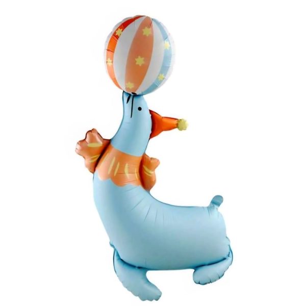 Standing Seal Large Balloon Party Decoration For a Circus Or Under The Sea Party
