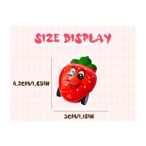 Strawberry Party Favors Pull Back Toy