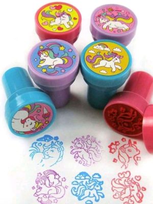 Unicorn Party Favors Ink Stamps