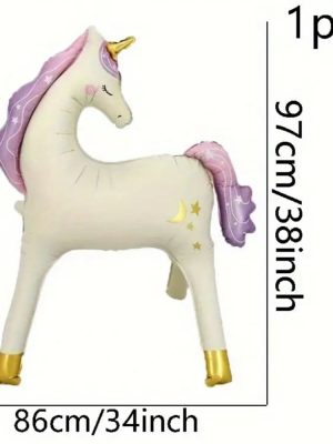 Unicorn Standing Foil Balloon Unicorn Party Decoration