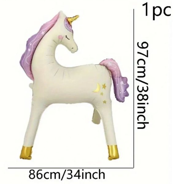 Unicorn Standing Foil Balloon Unicorn Party Decoration