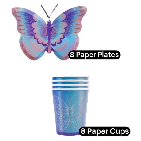 Butterfly Party Tableware Set
