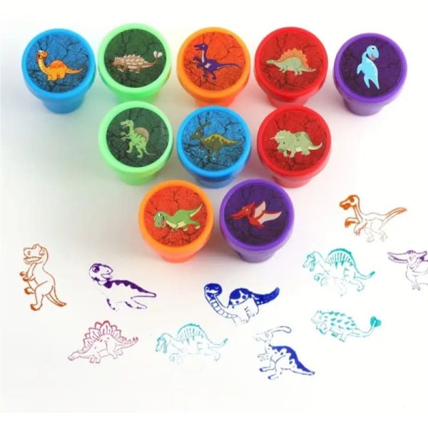Dinosaur Party Favors Ink Stamps