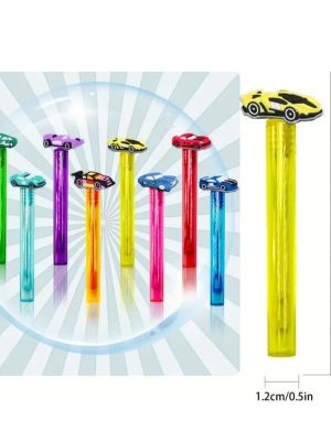 Race Car Bubble Wands Party Favors Empty Tubes