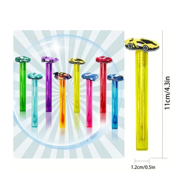 Race Car Bubble Wands Party Favors Empty Tubes