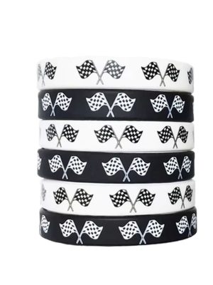 Race Car Party Favors Silicone Wristbands