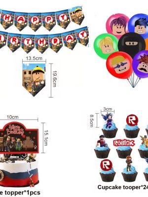 Roblox Party Decoration Set 40 Piece
