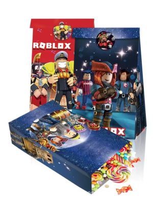 Roblox Party Favor Bags With Stickers