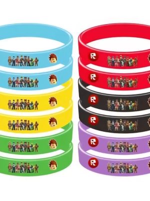 Roblox Party Favors Silicone Wristbands