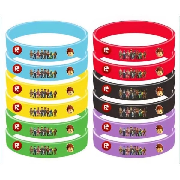 Roblox Party Favors Silicone Wristbands