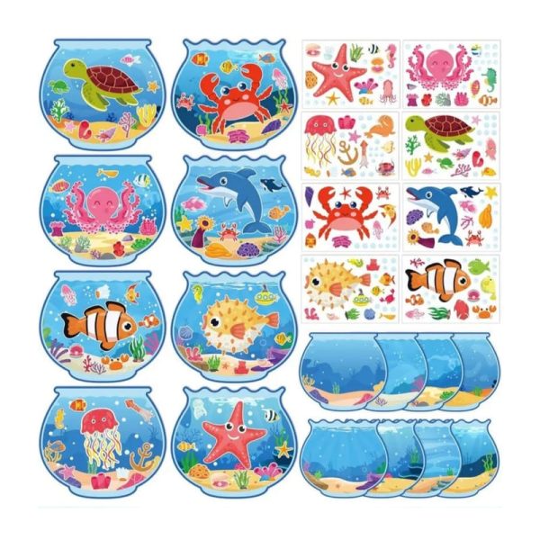 Sea Animal Party Favors Activity Sticker Sheets
