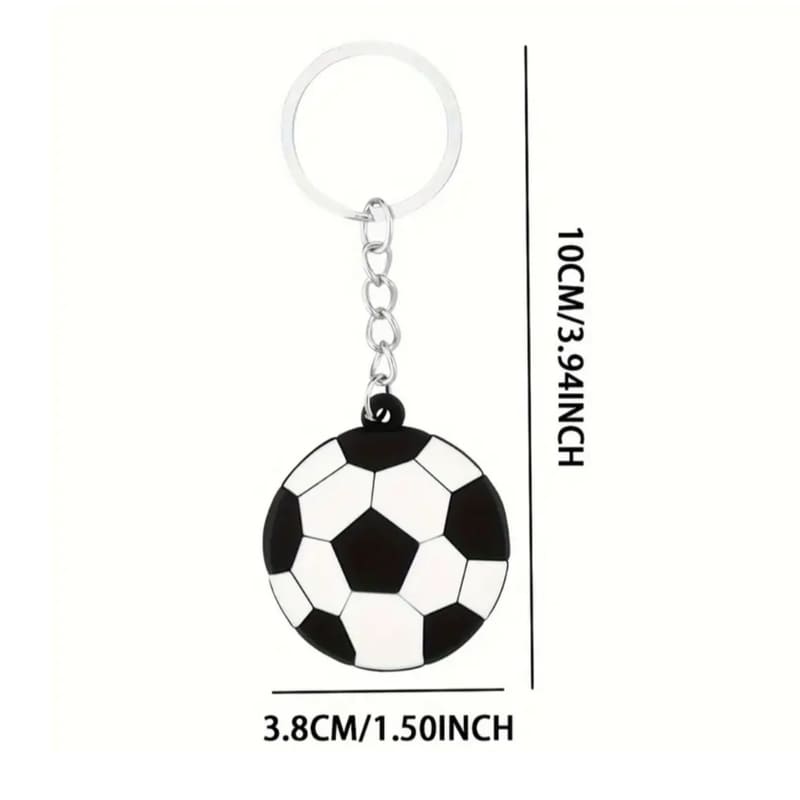 Party Favors Soccer Ball Keyrings-10 Piece 2 Soccer Party Favors Keyrings Dimensions
