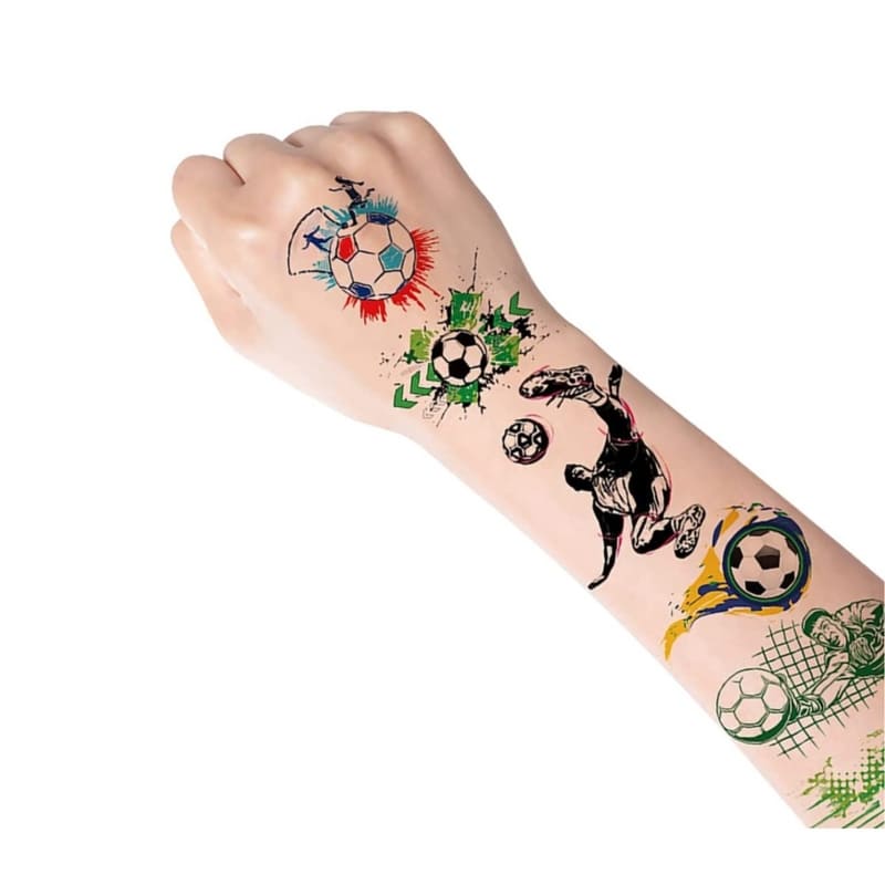 Party Favors Soccer Ball Temporary Tattoos-10 Sheets 2 Soccer Temporary Tattoos