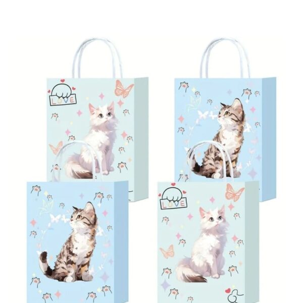 Cat Party Supplies Party Favor Bags With Handle