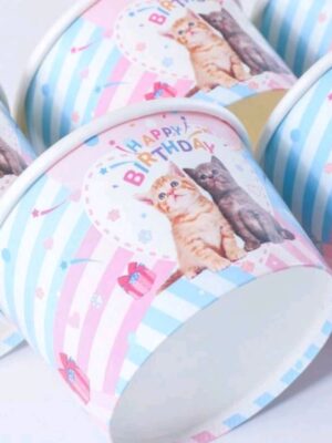 Cat Party Treat Paper Cups