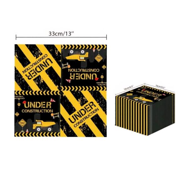Constrution Paper Napkins 20 Piece