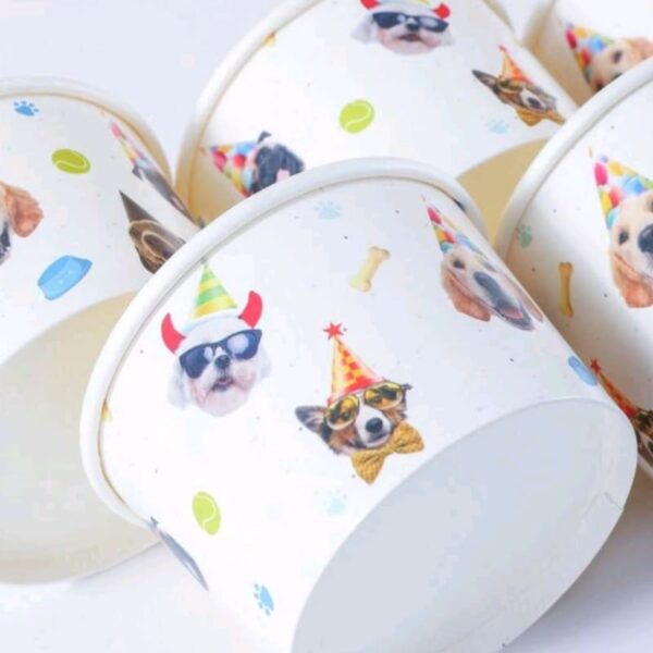 Dog Paw Party Treat Paper Cups