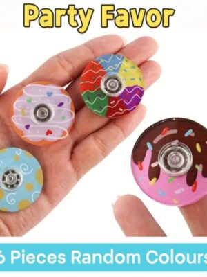 Donut Party Favors Spinner Toys