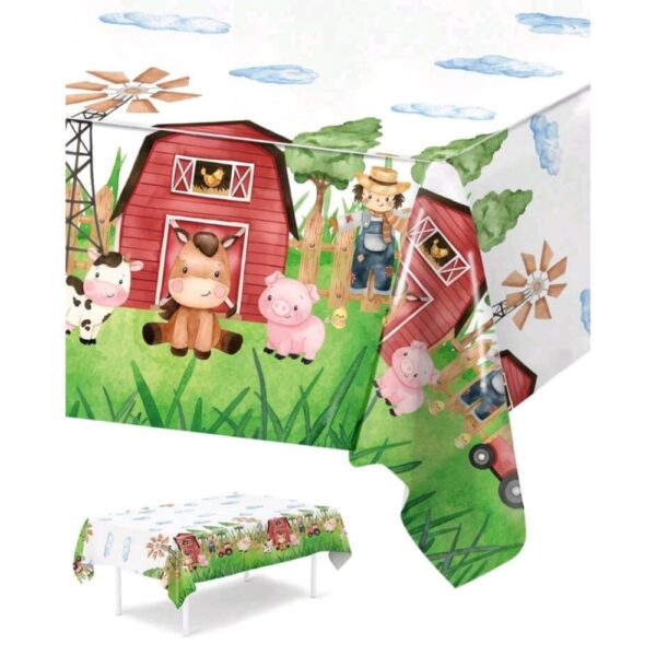Farm Animal Tablecloth Design Two